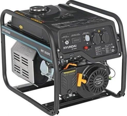 Бензиновый генератор Hyundai HHY 3020FE для дачи фото