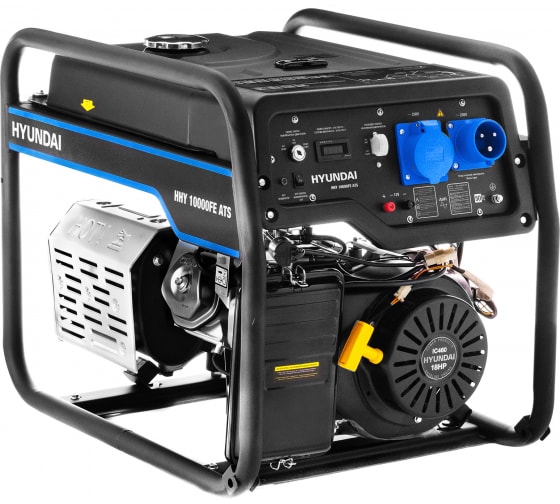 Бензиновый генератор Hyundai HHY 10000FE ATS с автозапуском портативный фото