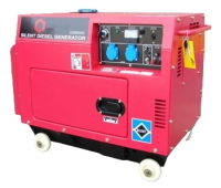 Дизельный генератор Амперос LDG6000СLE стартер в кожухе  для дома фото