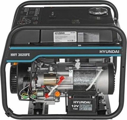 Бензиновый генератор Hyundai HHY 3020FE переносной фото