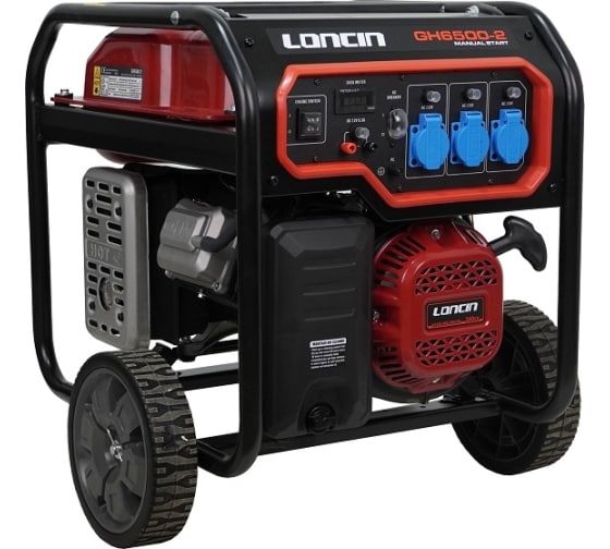 Бензиновый генератор Loncin GH6500-2 фото