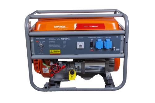 Бензиновый генератор КРАТОН GG-6500EL для дома фото
