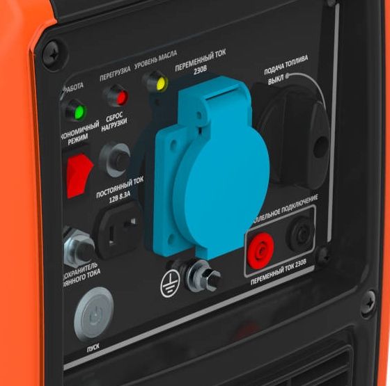 Бензиновый инверторный генератор Zongshen BQH 2200 E 4-х тактный фото