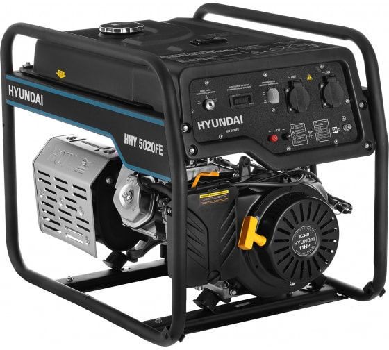 Бензиновый генератор Hyundai HHY 5020FE 4-х тактный фото