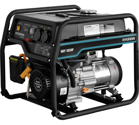 Бензиновый генератор Hyundai HHY 3020F для дачи фото