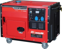 Бензиновый генератор Амперос LT7500CLE стартер в кожухе с АВР для дома фото