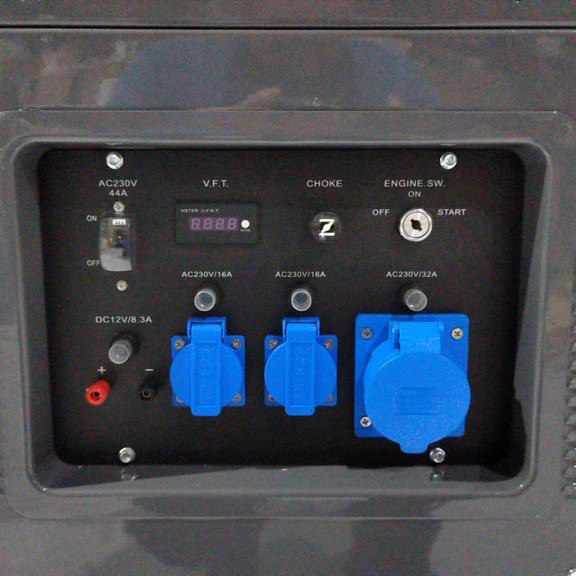 Бензиновый генератор Zongshen QB 12000 E портативный фото