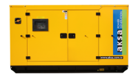 Дизельный генератор Aksa APD450A в кожухе  стационарный фото