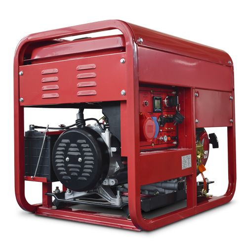 Дизельный генератор REDVOLT EPD7500EA3 EPD7500EA3 передвижной фото