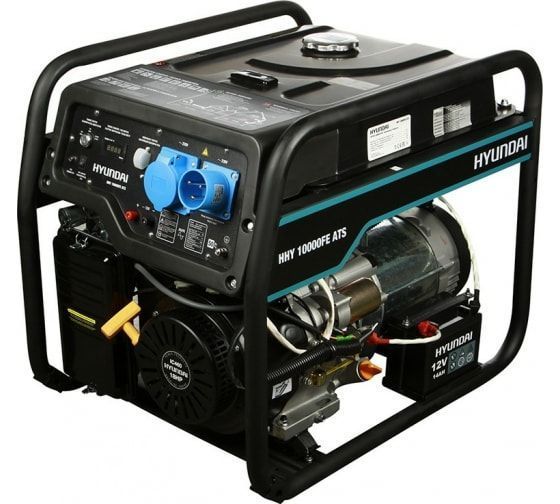 Бензиновый генератор Hyundai HHY 10000FE ATS с автозапуском 4-х тактный фото