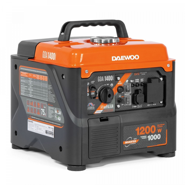 Бензиновый инверторный генератор DAEWOO GDA 1400i бесшумный Бензиновый инверторный генератор DAEWOO GDA 1400i бесшумный фото