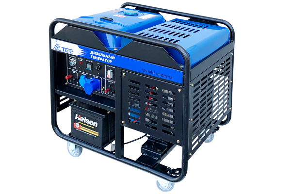 Дизельный генератор ТСС SDG 14000EHA в кожухе МК-3.1 111134 для гаража фото