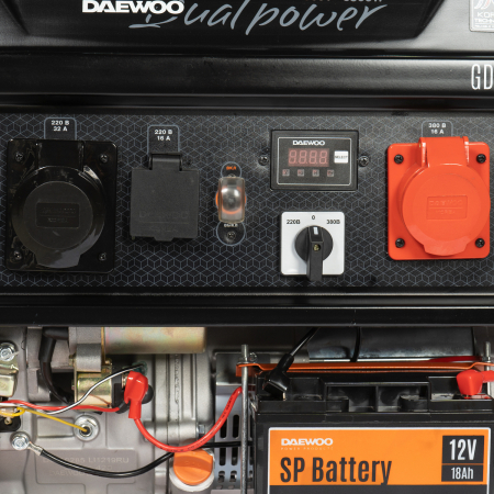 Бензиновый генератор DAEWOO GDA 7500 DPE-3 фото