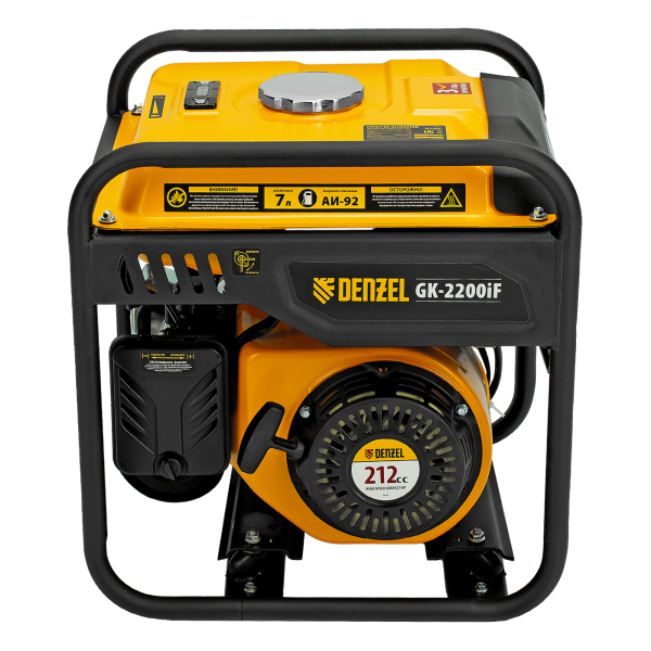 Бензиновый инверторный генератор DENZEL GK-2200iF портативный фото
