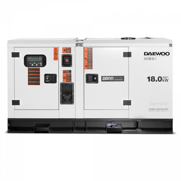 Дизельный генератор DAEWOO DDW 22 SSE-3 DDW 22 SSE-3 стационарный фото