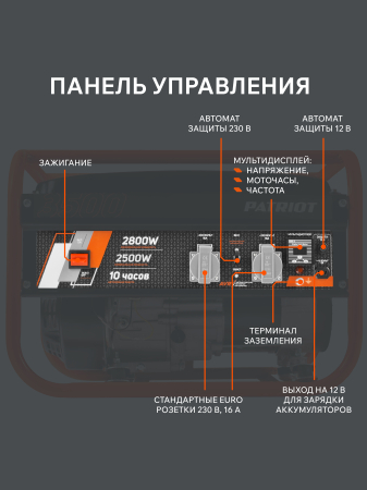 Бензиновый генератор PATRIOT GRS 3500 фото