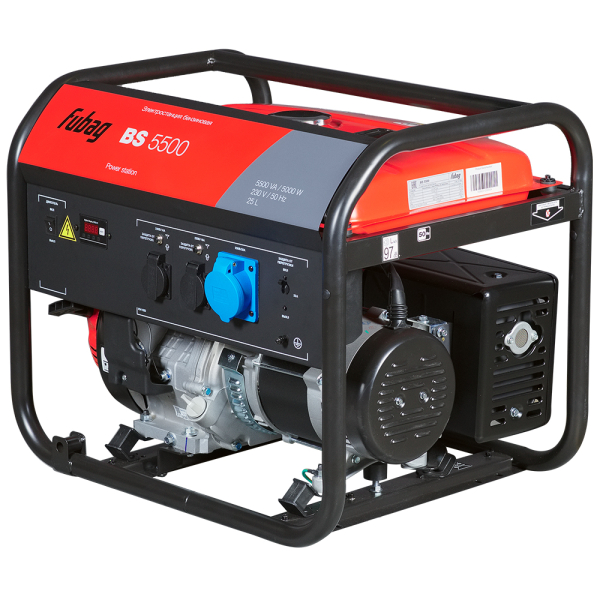 Бензиновый генератор Fubag BS 5500 для гаража фото