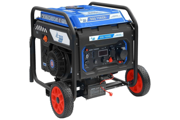 Бензиновый инверторный генератор ТСС SGG 7000Ei стационарный фото