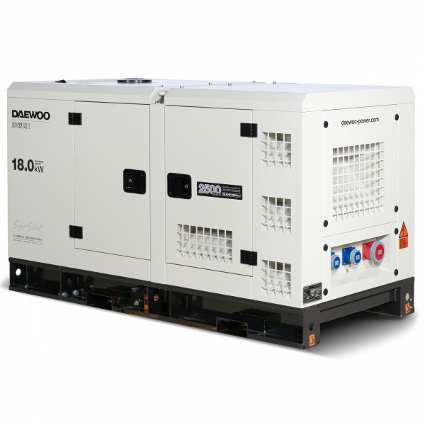 Дизельный генератор DAEWOO DDW 22 SSE-3 DDW 22 SSE-3 стационарный фото