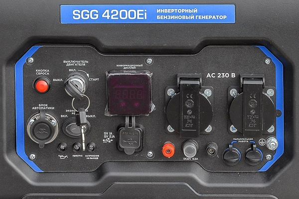 Бензиновый инверторный генератор ТСС SGG 4200Ei портативный фото