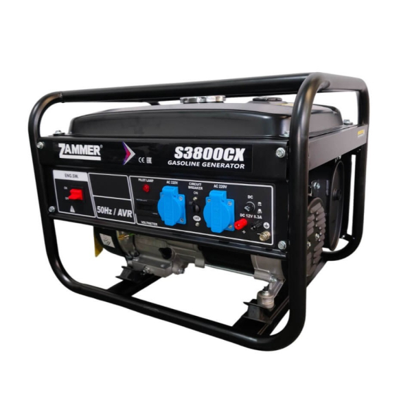Бензиновый генератор Zammer S3800CX 4-х тактный фото