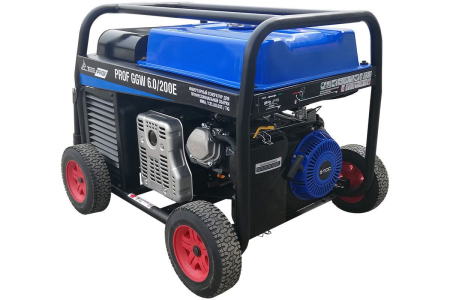 Бензиновый генератор ТСС PROF GGW 6.0/200E (MMA/TIG/Cellulose) фото