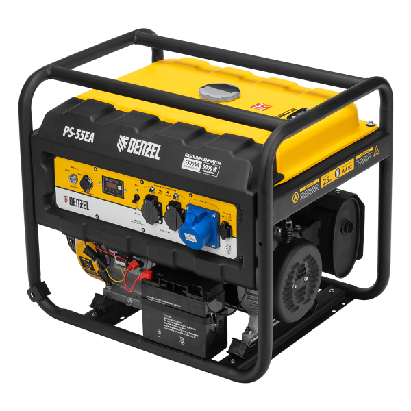 Бензиновый генератор DENZEL PS 55 EA для дачи фото