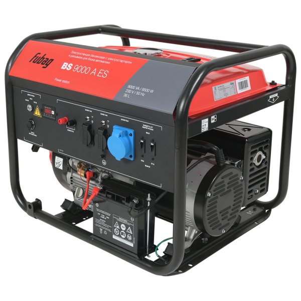 Бензиновый генератор Fubag BS 9000 A ES 641092 для гаража фото