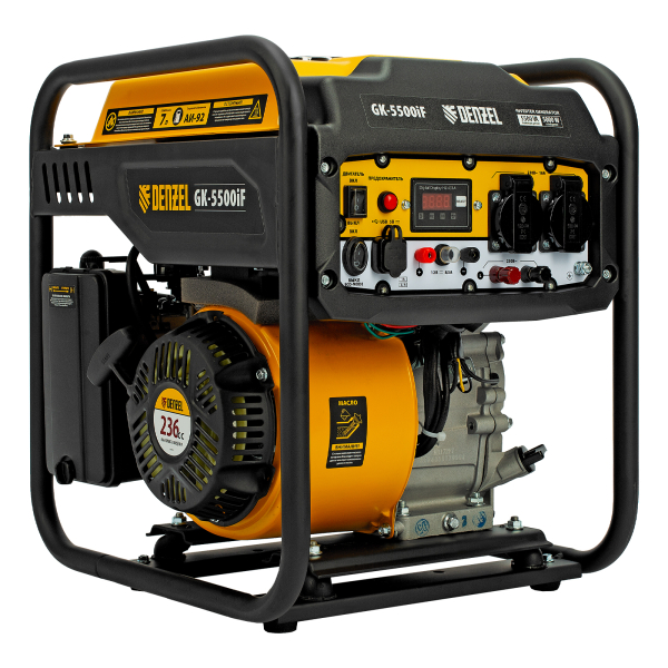 Бензиновый инверторный генератор DENZEL GK-5500iF портативный фото