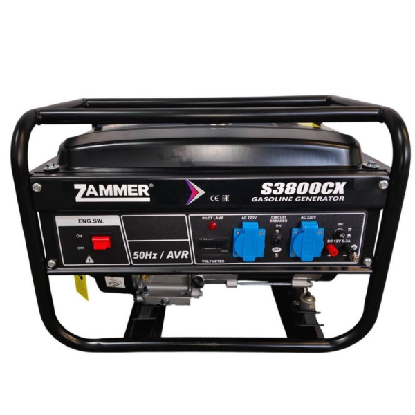 Бензиновый генератор Zammer S3800CX 4-х тактный фото
