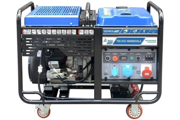 Бензиновый генератор ТСС SGG 16000EH3LA с АВР для газового котла фото