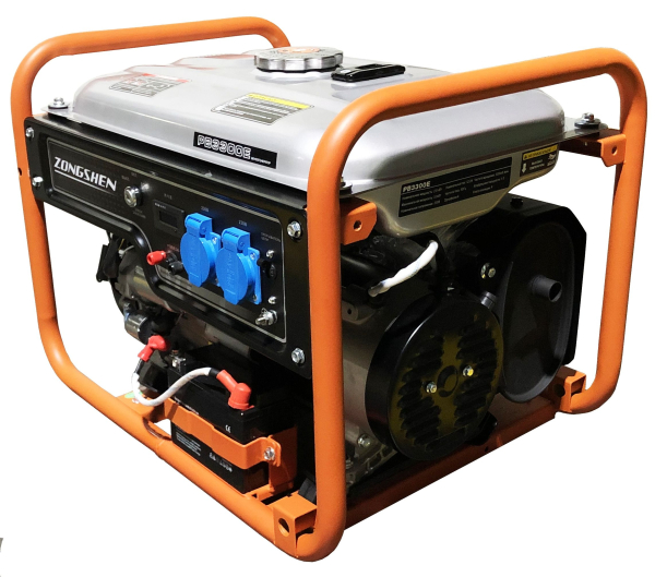 Бензиновый генератор Zongshen PB 3300 E для дачи фото