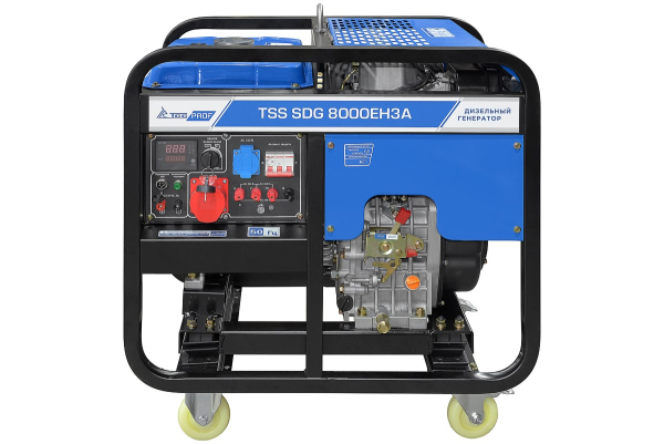 Дизельный генератор ТСС SDG 8000EH3A 100051 синхронный фото