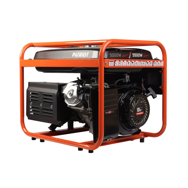 Бензиновый генератор PATRIOT SRGE 6500 E портативный фото