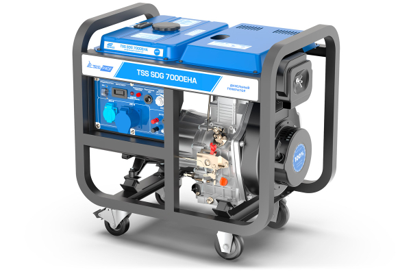 Дизельный генератор ТСС SDG 7000EH3A 100034 для дома фото