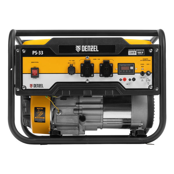 Бензиновый генератор DENZEL PS 33 портативный фото