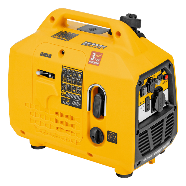 Бензиновый инверторный генератор DENZEL GS-1100iS на колесах фото