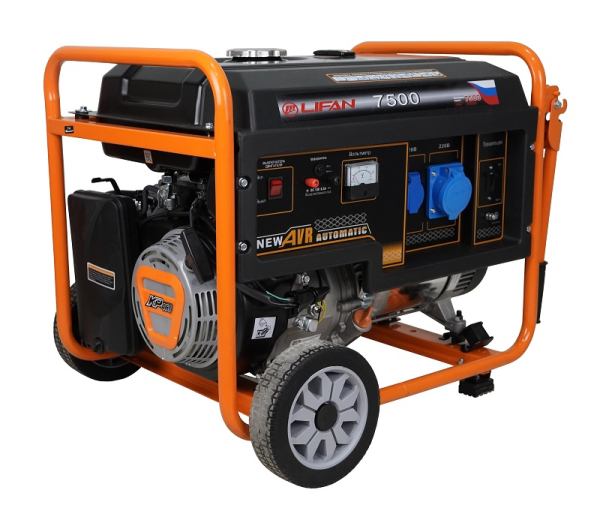 Бензиновый генератор Lifan 7 GF-6 (7500) переносной фото