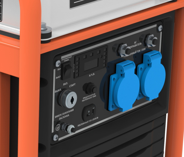 Бензиновый инверторный генератор Zongshen BPB 4500 E фото