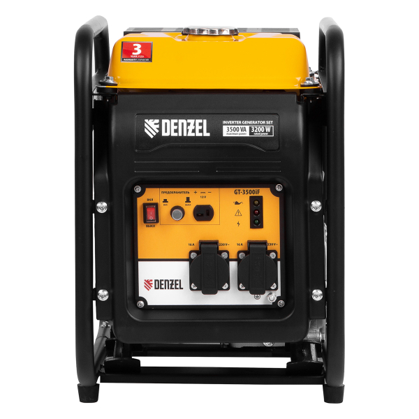Бензиновый инверторный генератор DENZEL GT-3500iF портативный фото