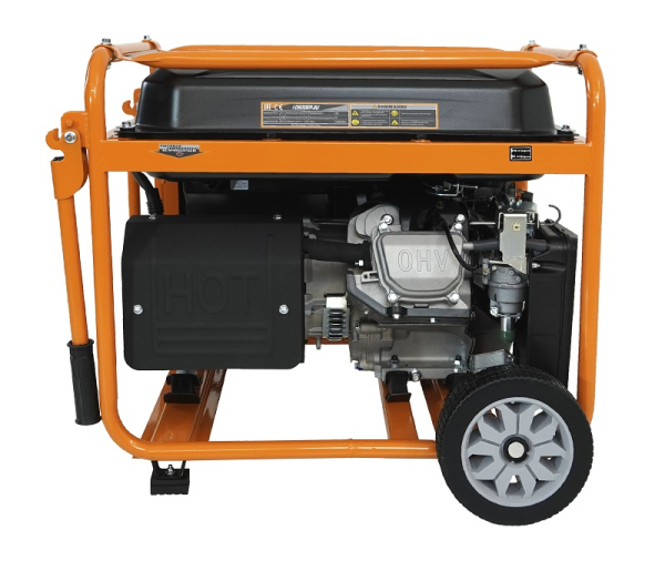 Бензиновый генератор Lifan 10500EA-3U с датчиком моточасов (с мощн без огранич при 1-но и 3-х фазном режиме) переносной фото