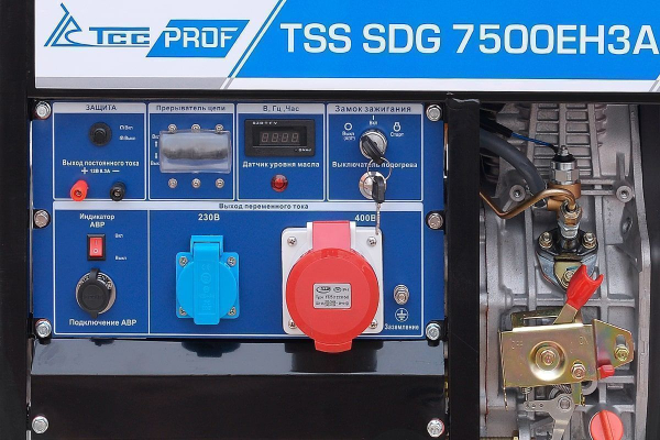 Дизельный генератор ТСС SDG 7500EH3A 100027 2-х тактный Дизельный генератор ТСС SDG 7500EH3A 100027 2-х тактный фото