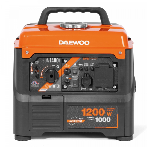 Бензиновый инверторный генератор DAEWOO GDA 1400i портативный фото
