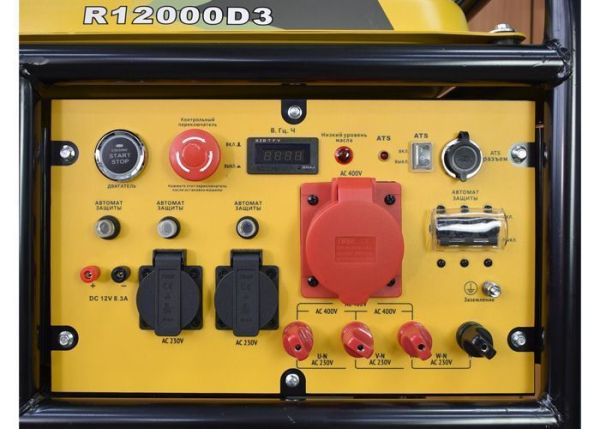Бензиновый генератор RATO R12000DA-T э/c + подготовка к автозапуску передвижной Бензиновый генератор RATO R12000DA-T э/c + подготовка к автозапуску передвижной фото
