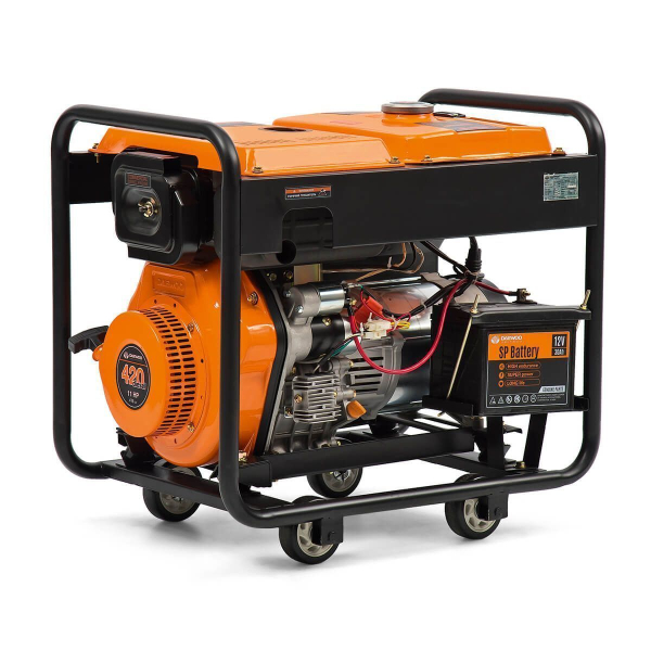 Дизельный генератор DAEWOO DDAE 6000XE DDAE 6000XE передвижной фото