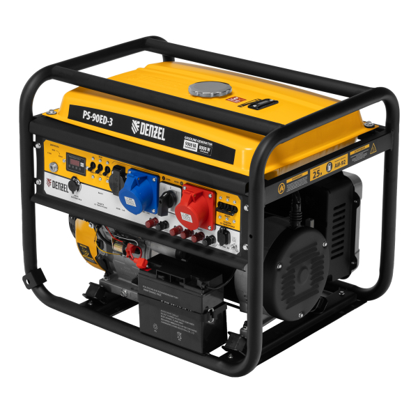 Бензиновый генератор DENZEL PS 90 ED-3 для дома фото