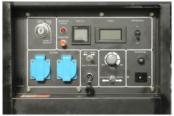 Дизельный сварочный генератор ТСС PRO DGW 3.0/250E-R 022833 для дома фото