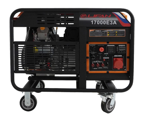 Бензиновый генератор Lifan 17000E3A 4-х тактный фото