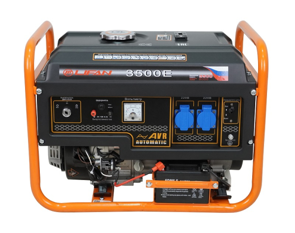 Бензиновый генератор Lifan 3 GF-7 (LF3500E) для гаража фото