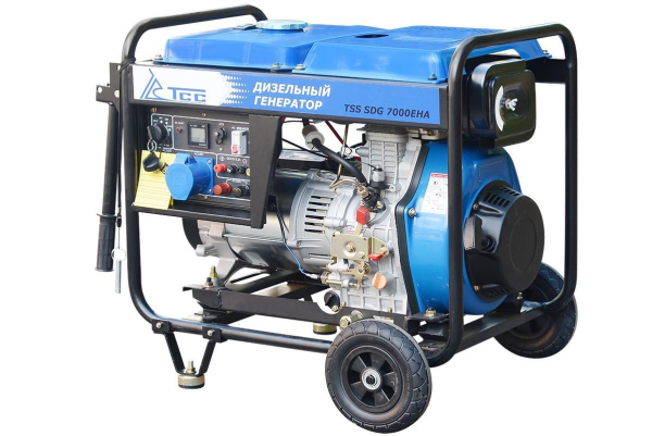 Дизельный генератор ТСС SDG 7000EHA с АВР 033540 для газового котла фото